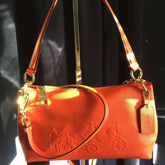 coach embossed crossbody